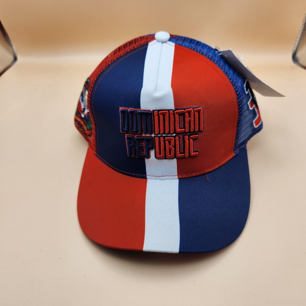 Headgear Classics Hat Cap Snap Back Youth One Size Dominican Republic Flag